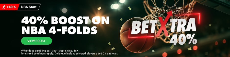 NBA 40% 4-Fold Boost