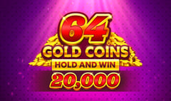 Booming Games - 64 Gold Coins Hold and Win 20000