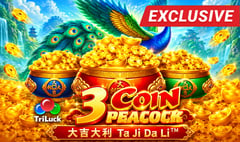 TaDa Gaming - 3 Coin Golden Peacock